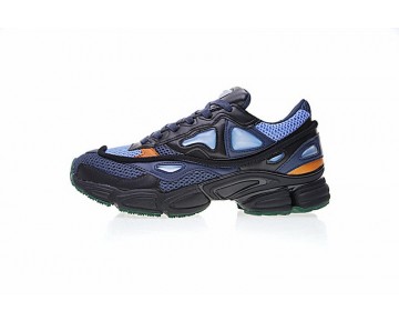 Unisex Raf Simons X Adidas Consortium Ozweego 2 By9866 Midnight Marine & Schwarz & Orange Schuhe