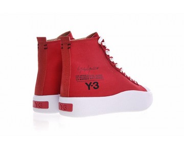Y-3 Bashyo Trainer Boots Ac7519 Schuhe Rot & Weiß Unisex