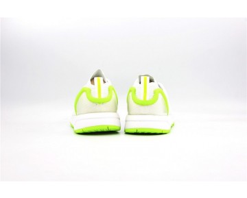 Schuhe Herren Weiß Fluorescent Grün Adidas Zx Flux Racer Asym Zx Aq3166