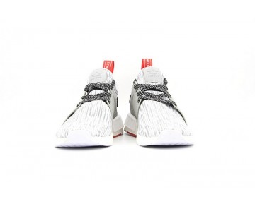 Licht Grau & Rot Unisex Schuhe Adidas Originals Nmd Primeknit Xr1 Bb3686
