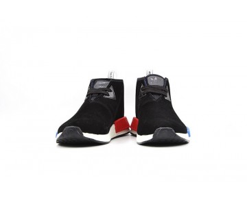 Schuhe Adidas Nmd C1 Original Boost Chukka S79148 Unisex Schwarz & Blau & Rot