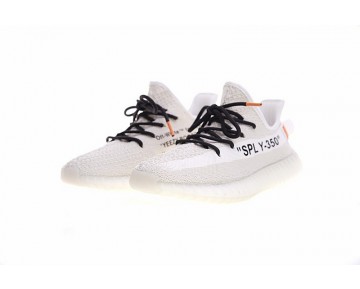 Off X Adidas Originals Yeezy Boost 350 V2 Schuhe Unisex Weiß & Gelb & Schwarz