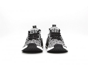 Schuhe Herren Adidas Originals Nmd Primeknit R2 Bb2902 Schwarz & Weiß