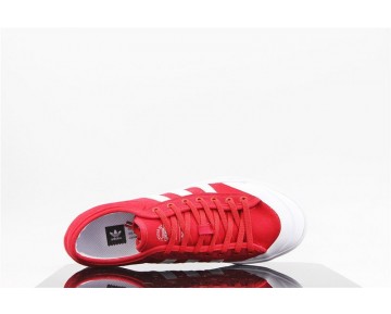 Unisex Schuhe Adidas Matchcourt Low Rot F37381 Weiß & Rot