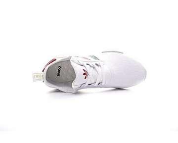 Weiß & Grün & Rot Adidas Nmd Custom S675002 Unisex Schuhe