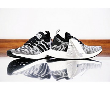 Schwarz & Grau & Camo Rot Adidas Nmd_R2 Primeknit Boost Pk By9409 Schuhe Unisex