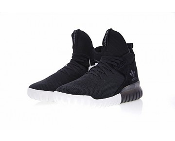 Schuhe Herren Adidas Originals Tubular X Primeknit S80128 Schwarz & Weiß