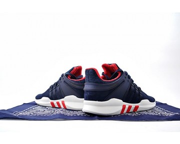 Tief Blau & Rot & Weiß Herren Adidas Eqt Support Adv Primeknit 93 Bb1304 Schuhe