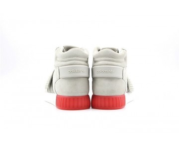 Grau & Rot Schuhe Unisex Adidas Tubular Invader Strap Bb5035