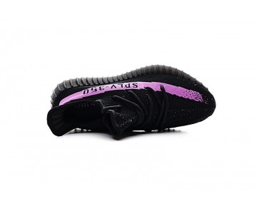 Schwarz & Purple Adidas Yeezy 350V2 Boost Schuhe Unisex