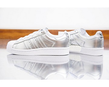 Adidas Superstar Boost Bb2271 Damen Liquid Silber Schuhe