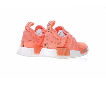 Adidas Nmd R_1 W Boost Ba7743 Damen Bright Orange & Weiß Schuhe