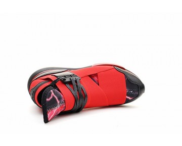 Schwarz & Rot Lightning Schuhe Y-3 Qasa High Unisex