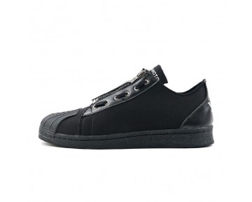 Triple Schwarz Unisex Adidas Y-3 Super Zip Superstar S82168 Schuhe