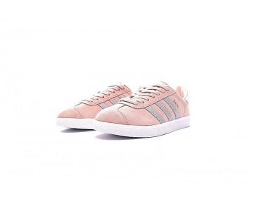 Coral Rosa & Grau & Weiß Adidas Originals Gazelle Ba7656 Damen Schuhe