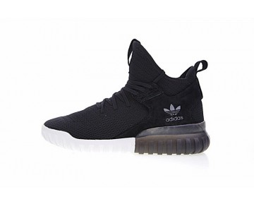 Schuhe Herren Adidas Originals Tubular X Primeknit S80128 Schwarz & Weiß