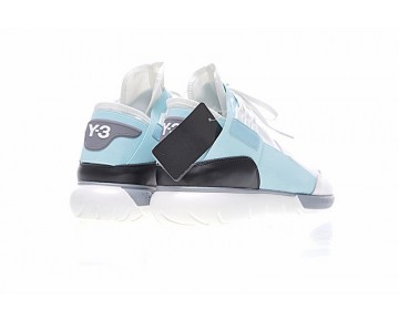 Schuhe Weiß & Blau Unisex Y-3 Qasa High S82122