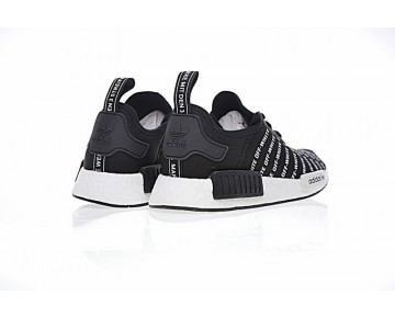 Off-Weiß X Adidas Nmd R_1 Boost Ba7521 Schwarz & Weiß Unisex Schuhe