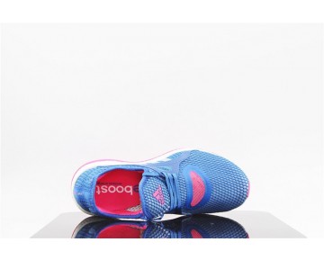 Damen Adidas Pure Boost X Rosas78582 Schuhe Blau & Rosa