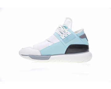 Schuhe Weiß & Blau Unisex Y-3 Qasa High S82122