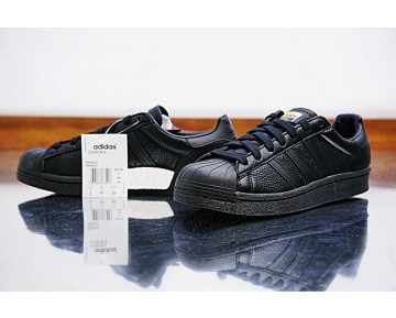 Schwarz & Gold Schuhe Unisex Adidas Superstar Boost Bb0186