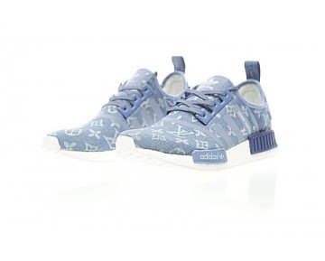 Herren Licht Blau L.V X Adidas Nmd R_1 Boost Ba7257 Schuhe