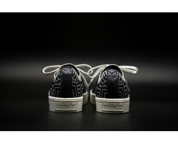 Adidas Courtvantage Primeknit S78885 Schwarz & Rice Weiß Herren Schuhe
