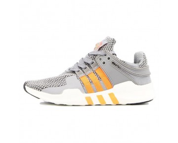Schuhe Unisex Adidas Eqt Running 93 Primeknit B40935 Schwarz & Grau Orange
