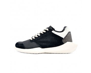 Schwarz & Weiß Adidas X Rick Owens Tech Runner B35082 Unisex Schuhe