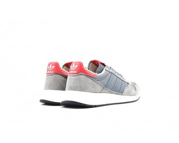 Schuhe Grau & Rot Adidas Originals Zx500 Og S79175 Unisex