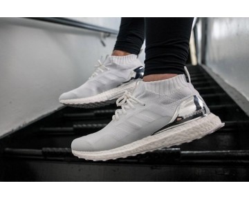 Weiß/Silber Schuhe Unisex Ronnie Fieg X Adidas Ultra Boost Mid By2591