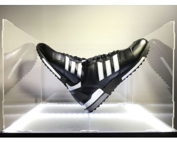 Adidas Originals Zx700 Leather G63499 Unisex Schwarz & Weiß Schuhe