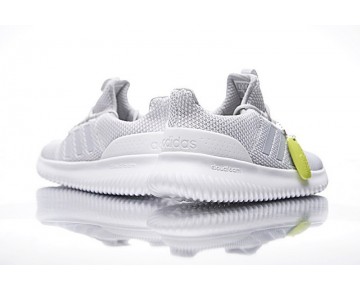 Herren Licht Grau & Weiß Adidas Neo Cloudfoam Ultimate Neo Bc0061 Schuhe