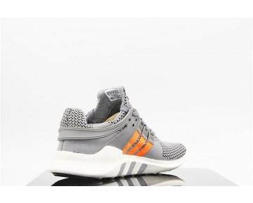 Schuhe Unisex Adidas Eqt Running 93 Primeknit B40935 Schwarz & Grau Orange