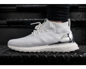 Weiß/Silber Schuhe Unisex Ronnie Fieg X Adidas Ultra Boost Mid By2591