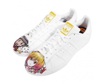 Schuhe Adidas Originals Superstar Mr. Supershell & Artwork Boy Girl Mr. Ftwr Weiß Unisex Ftwr Weiß