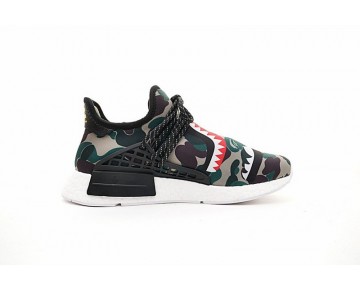 Schuhe Shark Bape X Adidas Hu Nmd Boost Bb0623 Unisex