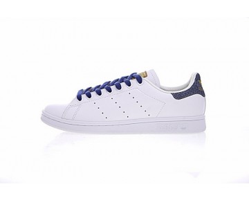 Adidas Originals Stan Smith Ba7299 Weiß & Tief Blau Denim Schuhe Unisex