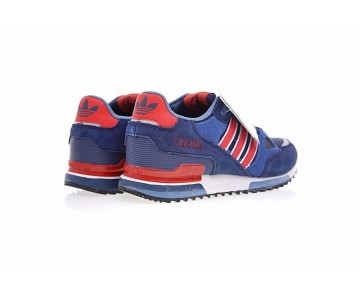 Marine & Rot & Weiß Unisex Adidas Originals Zx 750 M18260 Schuhe