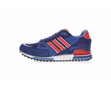Marine & Rot & Weiß Unisex Adidas Originals Zx 750 M18260 Schuhe