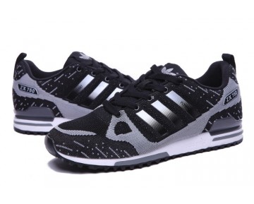 Schuhe Adidas ZX 750 Flyknit 40-45 Herren Schwarz & Grau & Weiß