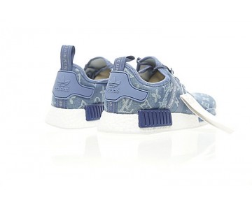 Herren Licht Blau L.V X Adidas Nmd R_1 Boost Ba7257 Schuhe