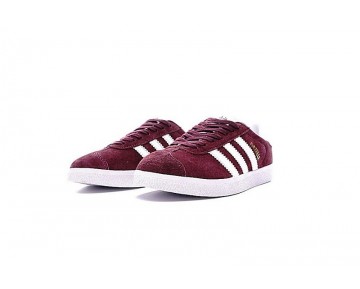 Unisex Schuhe Burgund Rot & Weiß Adidas Originals Gazelle Bb5255