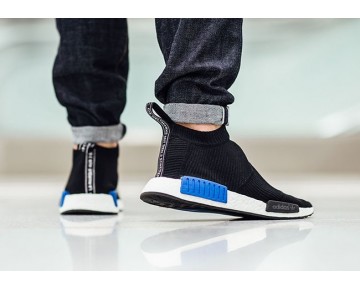 Adidas Originals Nmd Mid Sock S79152 Schwarz & Blau Schuhe Unisex