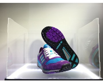 Unisex Schuhe Blau Purple Adidas Oddity Questar
