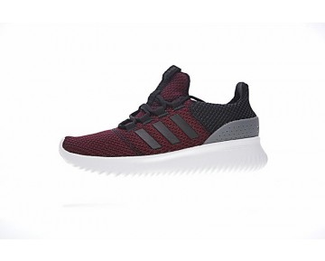 Schuhe Unisex Burgund Rot Adidas Neo Cloudfoam Ultimate Neo Bc0054