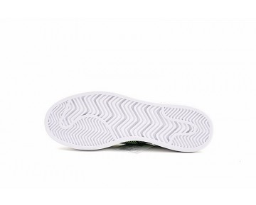 Adidas Superstar Bounce Primeknit S82246 Schuhe Fluorescent Grün & Schwarz & Weiß Unisex