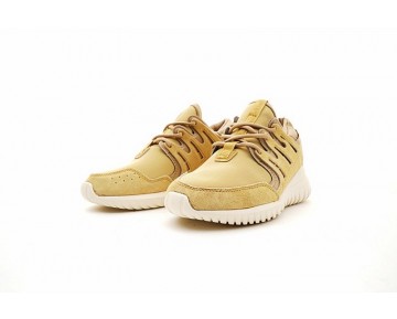 Herren Adidas Tubular Nova S74822 Beige Schuhe