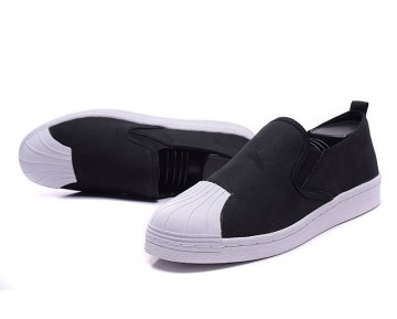 Schwarz Adidas Originals Superstar Slip On Unisex Schuhe