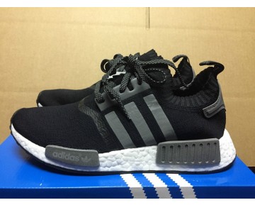 Adidas Originals Nmd Runner Pk & Key City Activation S31523 Schwarz & Grau & Silber Schuhe Unisex